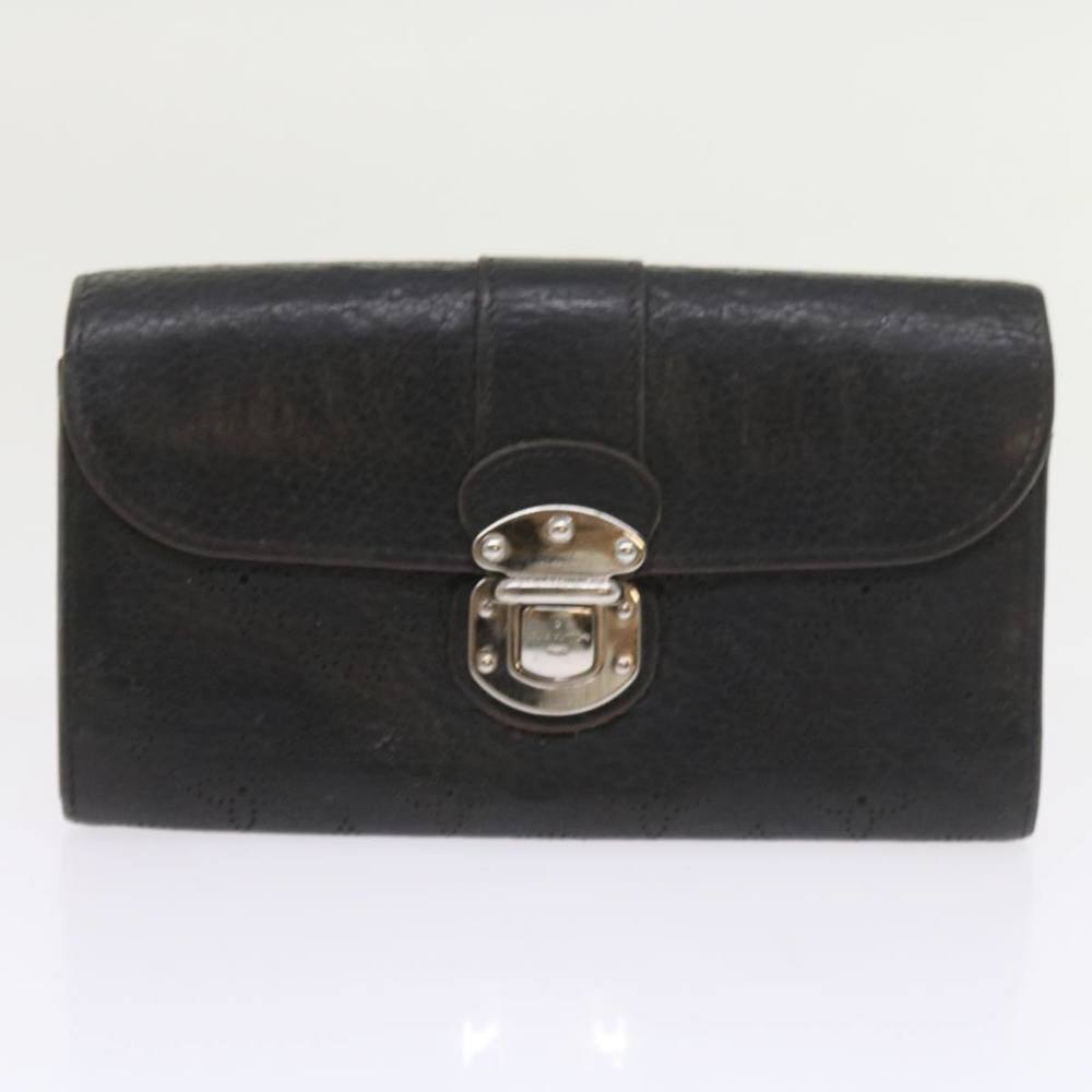 LOUIS VUITTON Mahina Wallet Leather